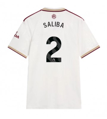 Lacne Muži Futbalové dres Arsenal William Saliba #2 2025-26 Krátky Rukáv - Tretina